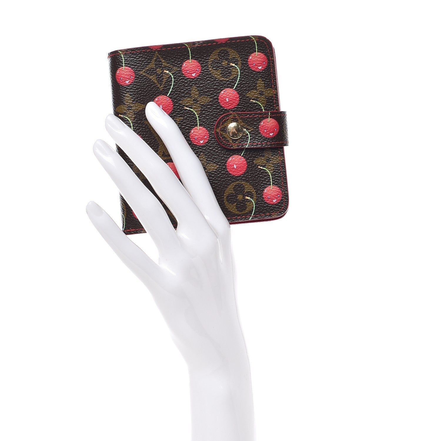 Louis Vuitton Monogram Cerises Compact Zippe Wallet 2 of 9