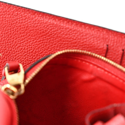 Louis Vuitton Empreinte Compact Curieuse Wallet Cherry 8 of 11