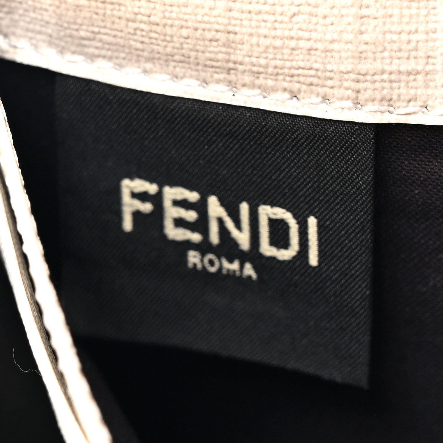 Fendi Glazed Fabric Vitello Liberty FF Logo Bikini Girls Inlay Continental Wallet On Chain Bianco Perla Multicolor 6 of 15