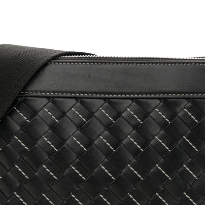 Bottega Veneta Nappa Intrecciato Duo Bag Black Natural 8 of 10