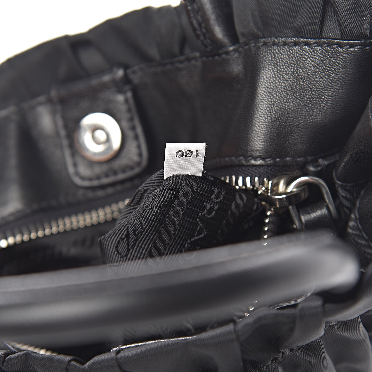 Prada Tessuto Nylon Gaufre Tote Black 7 of 12