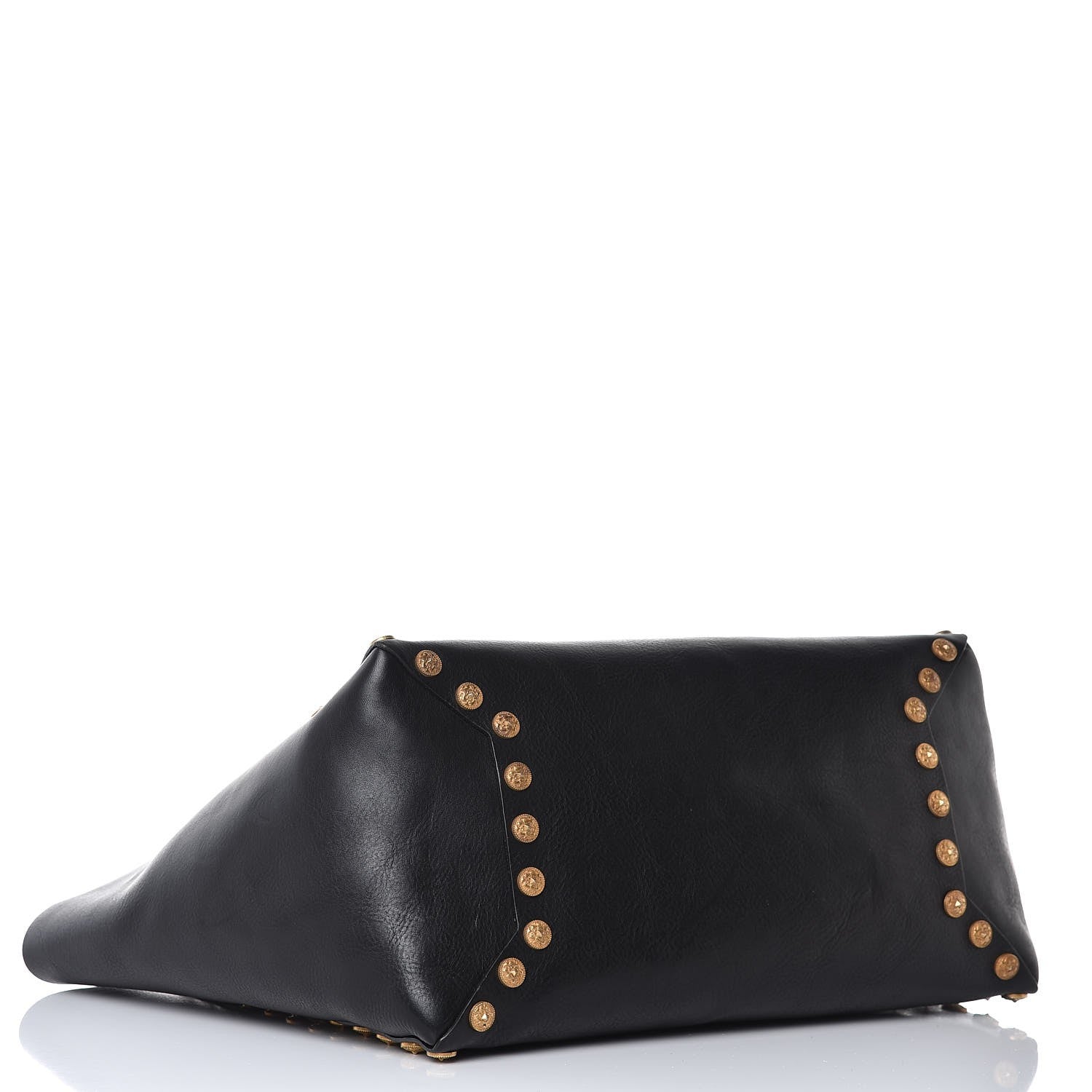 Valentino Garavani Emboosed Calfskin Studded Gryphon Zodiac Tote Black 4 of 16