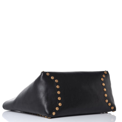Valentino Garavani Emboosed Calfskin Studded Gryphon Zodiac Tote Black 4 of 16