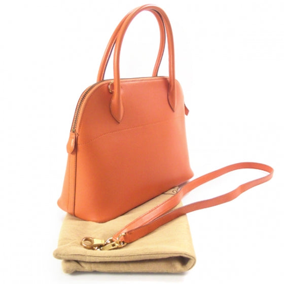 Hermes Box Leather Bolide 27 Orange 3 of 9