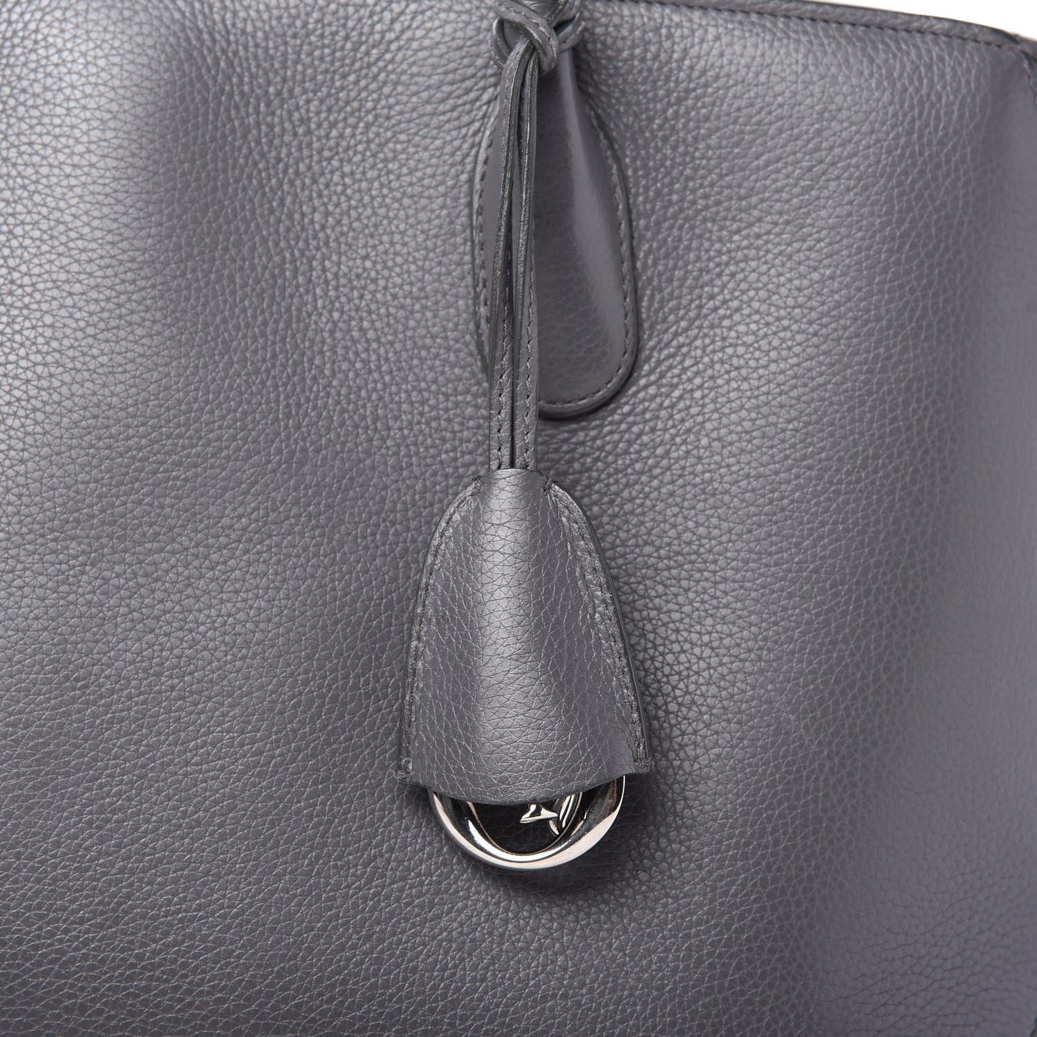 Christian Dior Supple Grained Calfskin Large Open Bar Tote Grey 9 of 9
