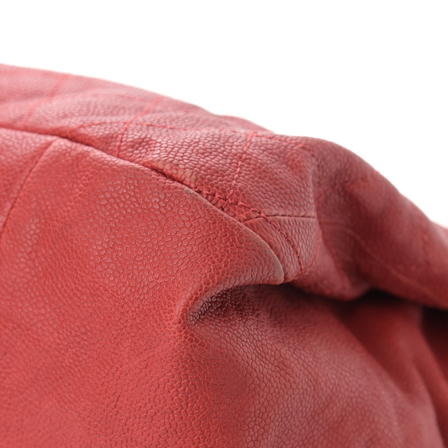 Chanel Caviar Quilted Simply CC Tote Red 11 of 18