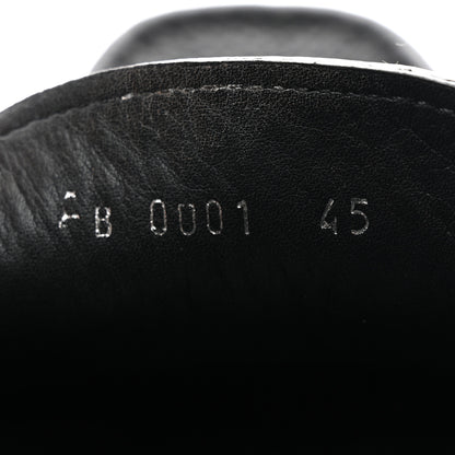 Louis Vuitton Taiga Mens Monte Carlo Car Shoe Moccasin Loafers 45 Black 8 of 11