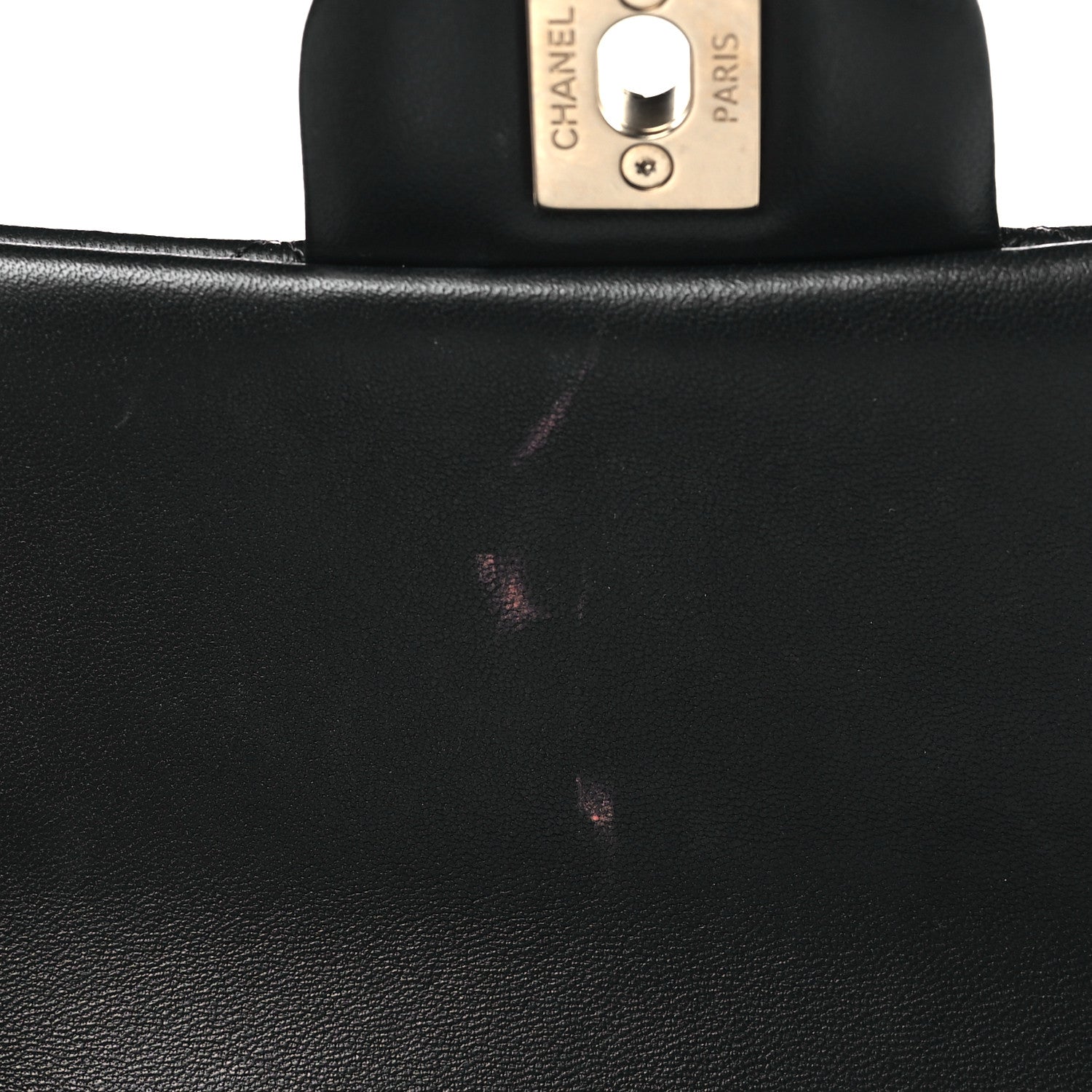 Chanel Lambskin Quilted Mini Rectangular Flap Black 10 of 11