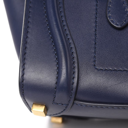 Celine Smooth Calfskin Micro Luggage Navy Blue 14 of 17