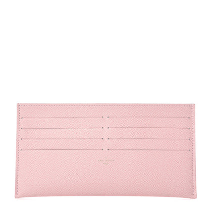 Louis Vuitton Calfskin Felicie Card Holder Insert Rose Ballerine 1 of 6