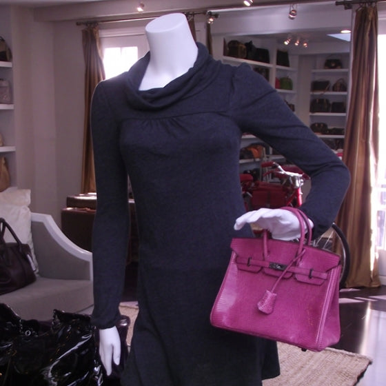 Hermes Lizard Birkin 25 2 of 12