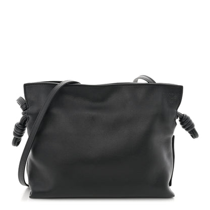 Loewe Calfskin Mini Flamenco Knot Bag Black 1 of 12