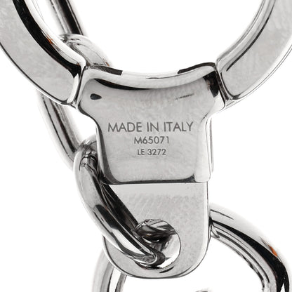 Louis Vuitton LV Facettes Bag Charm Key Holder Silver 4 of 5