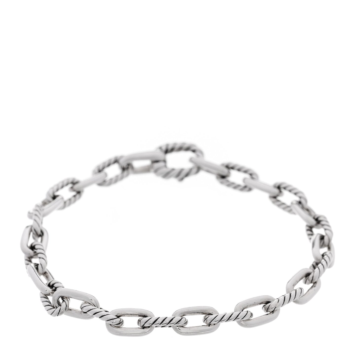 Sterling Silver 10mm Medium Oval Link Bracelet