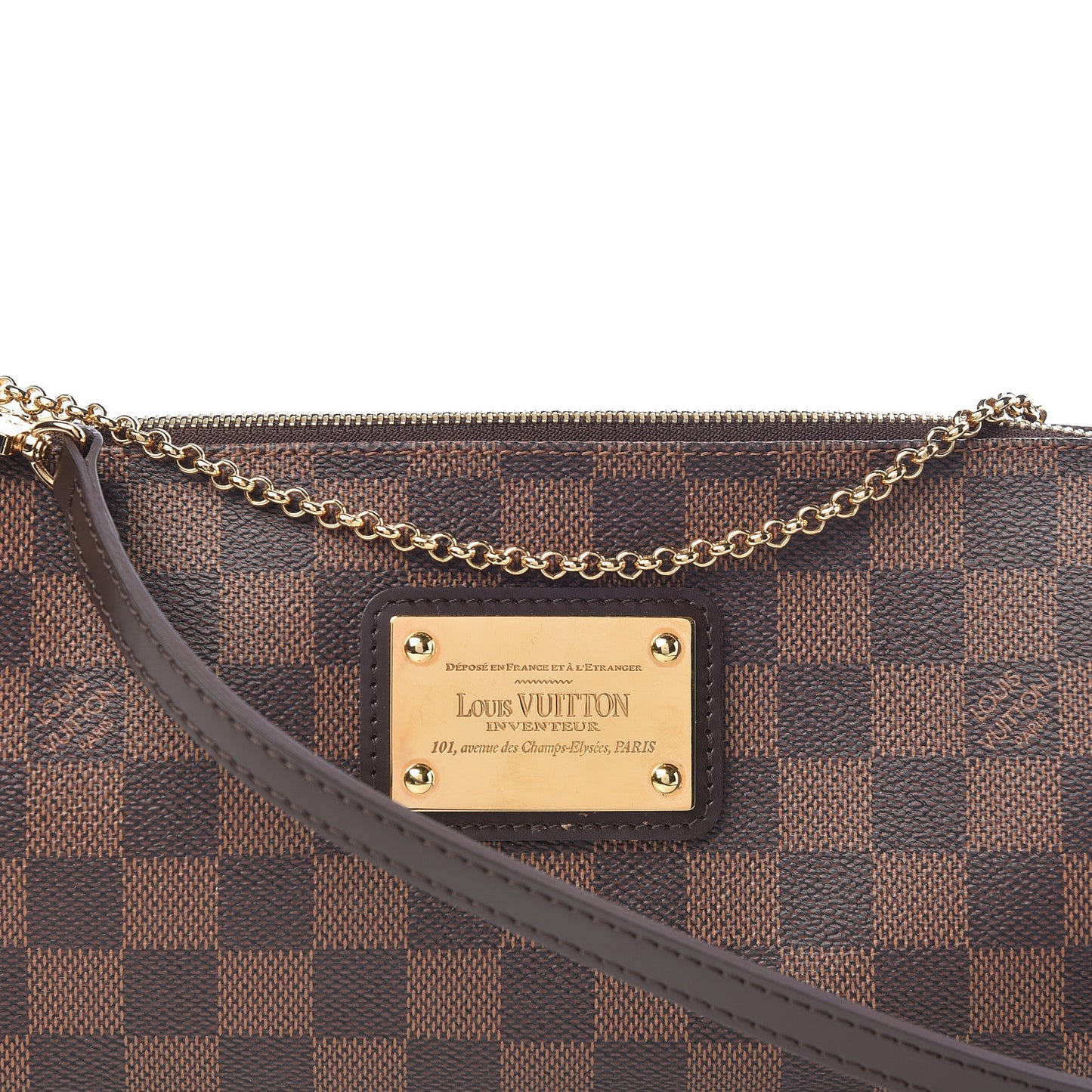Damier Ebene Eva Clutch