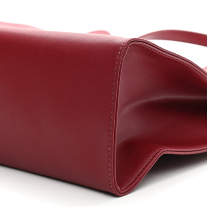 Telfar Vegan Leather Medium Shopping Bag Oxblood 10 of 10