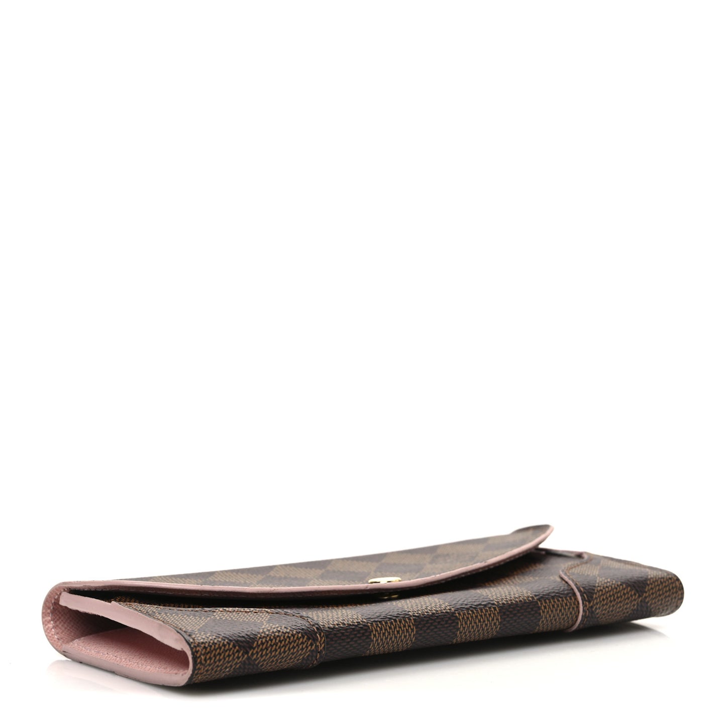 Damier Ebene Caissa Wallet Rose Ballerine