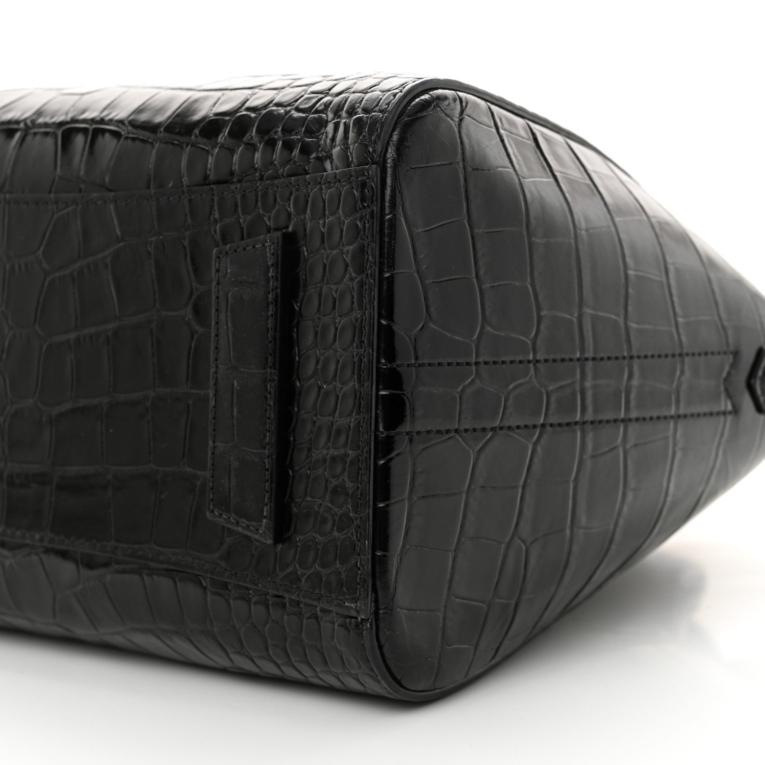 Givenchy Calfskin Crocodile Embossed Small Antigona Black 10 of 10