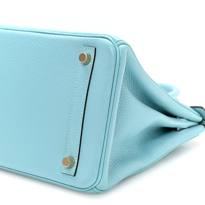 Hermes Togo Birkin 30 Bleu Saint Cyr 10 of 11