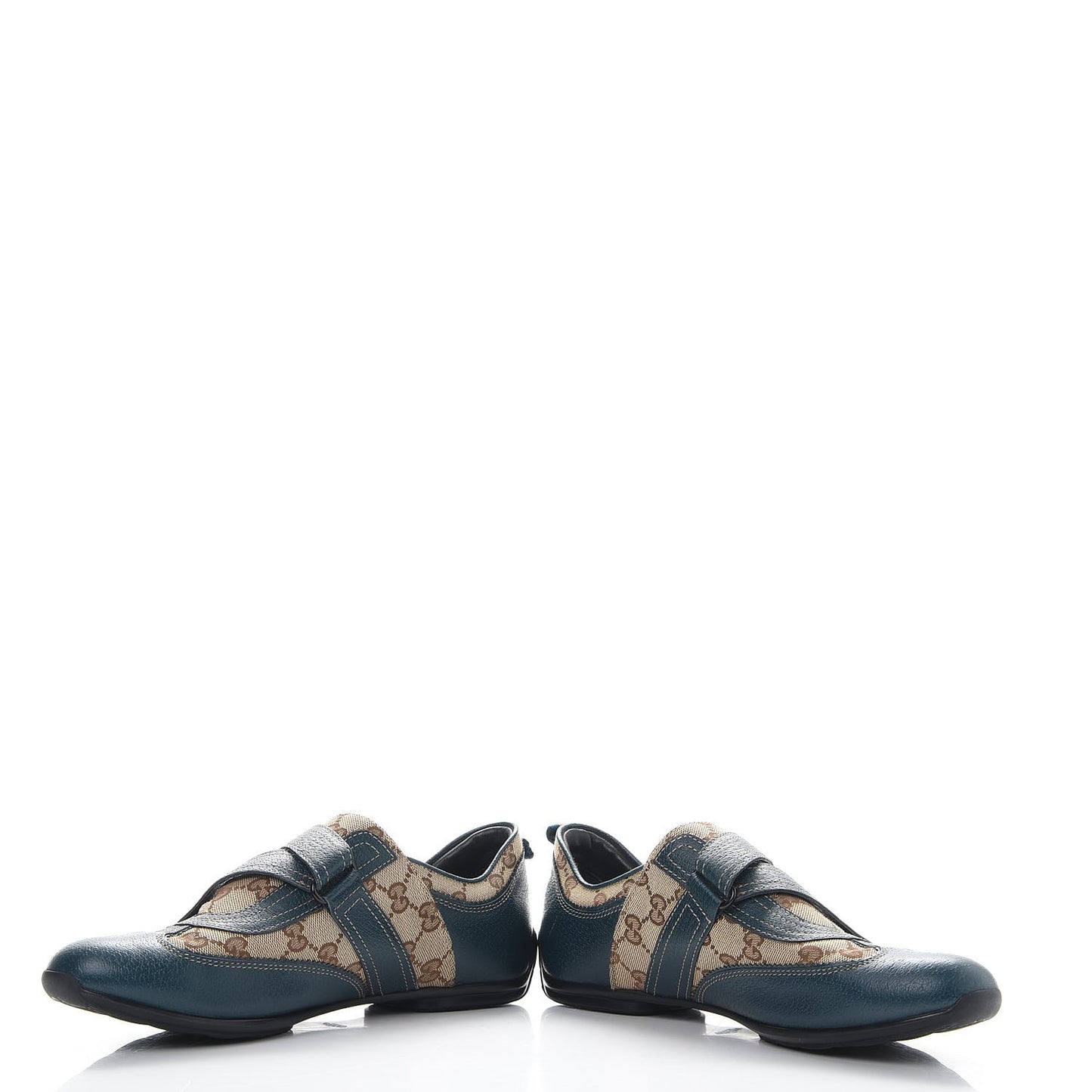 Monogram Velcro Sneakers 11 Blue