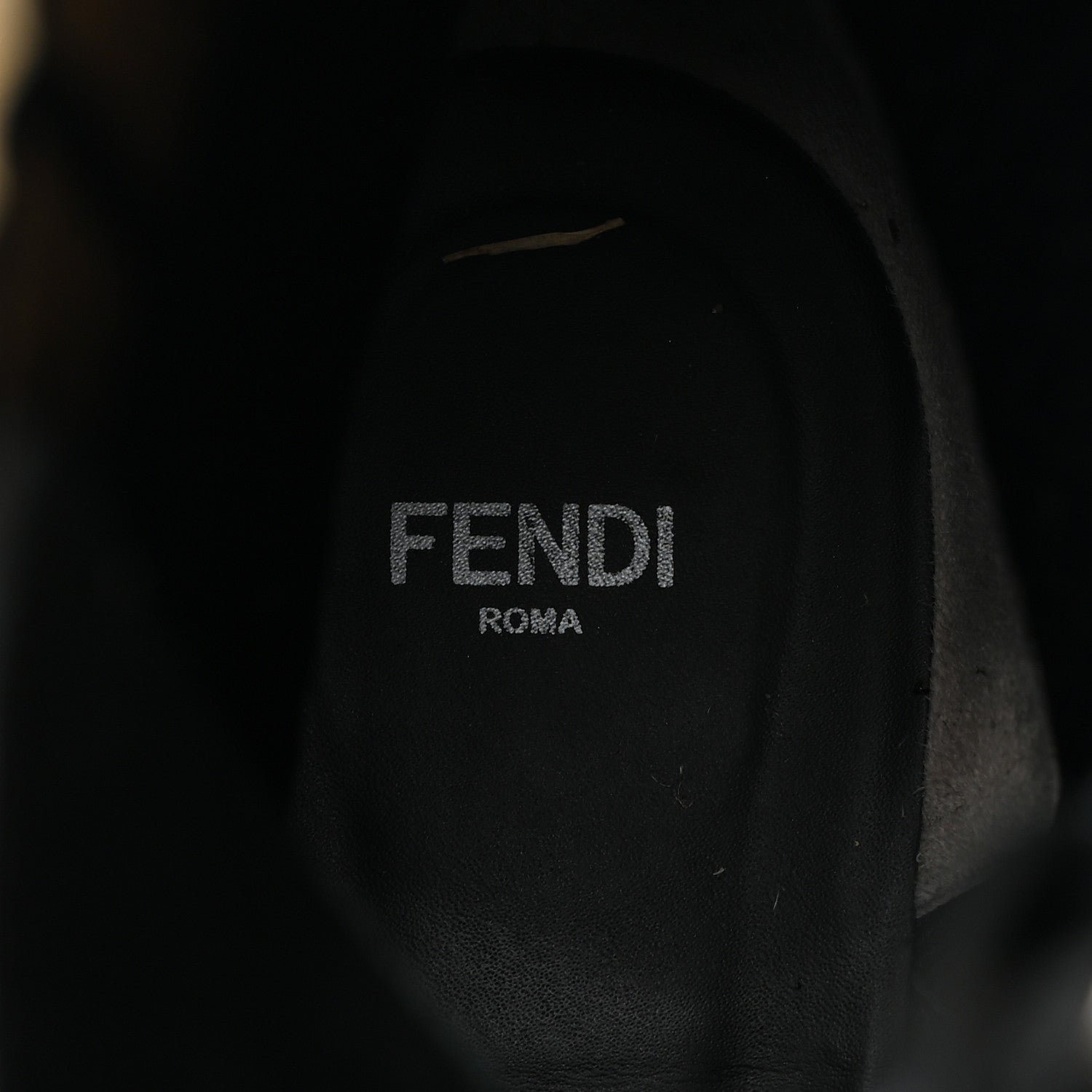Fendi Calfskin Stretch Fabric Rockoko Biker Boots 39 Tobacco Black Marino 6 of 9