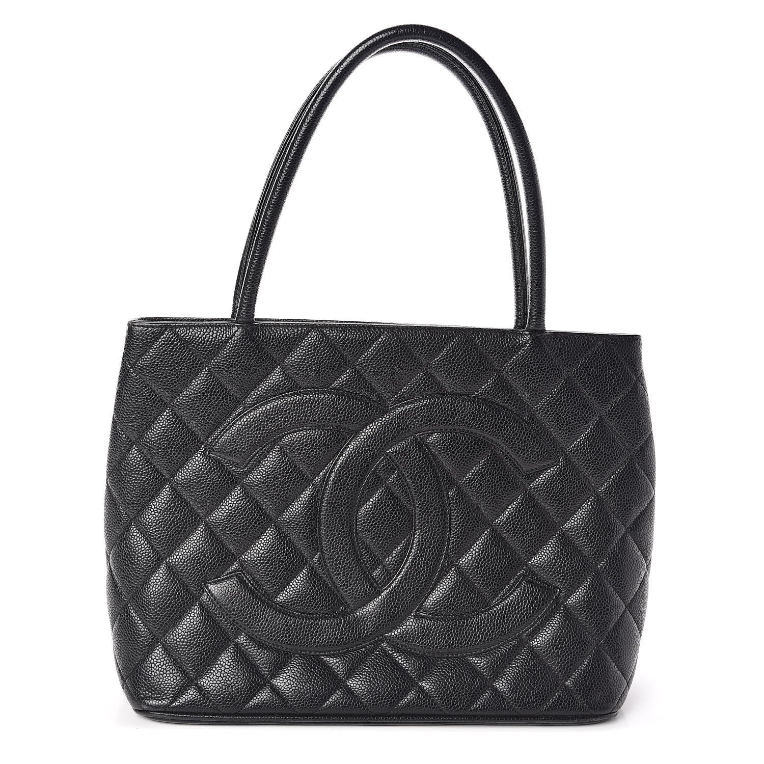Chanel Caviar Quilted Medallion Tote Black 1 of 10