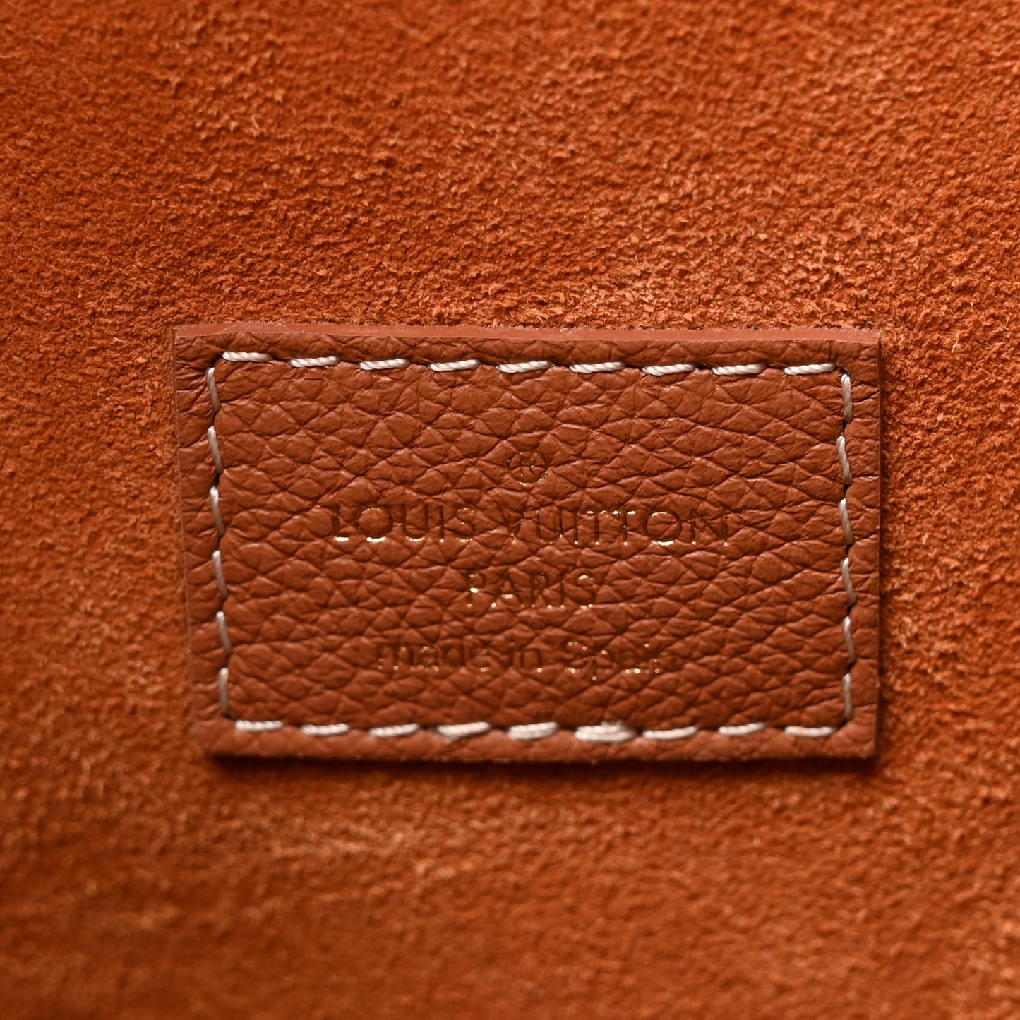 Grained Calfskin Low Key Hobo PM Cognac