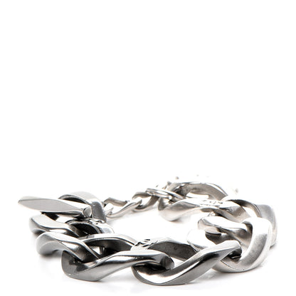 Chanel Chain Link CC Bracelet Silver 3 of 8