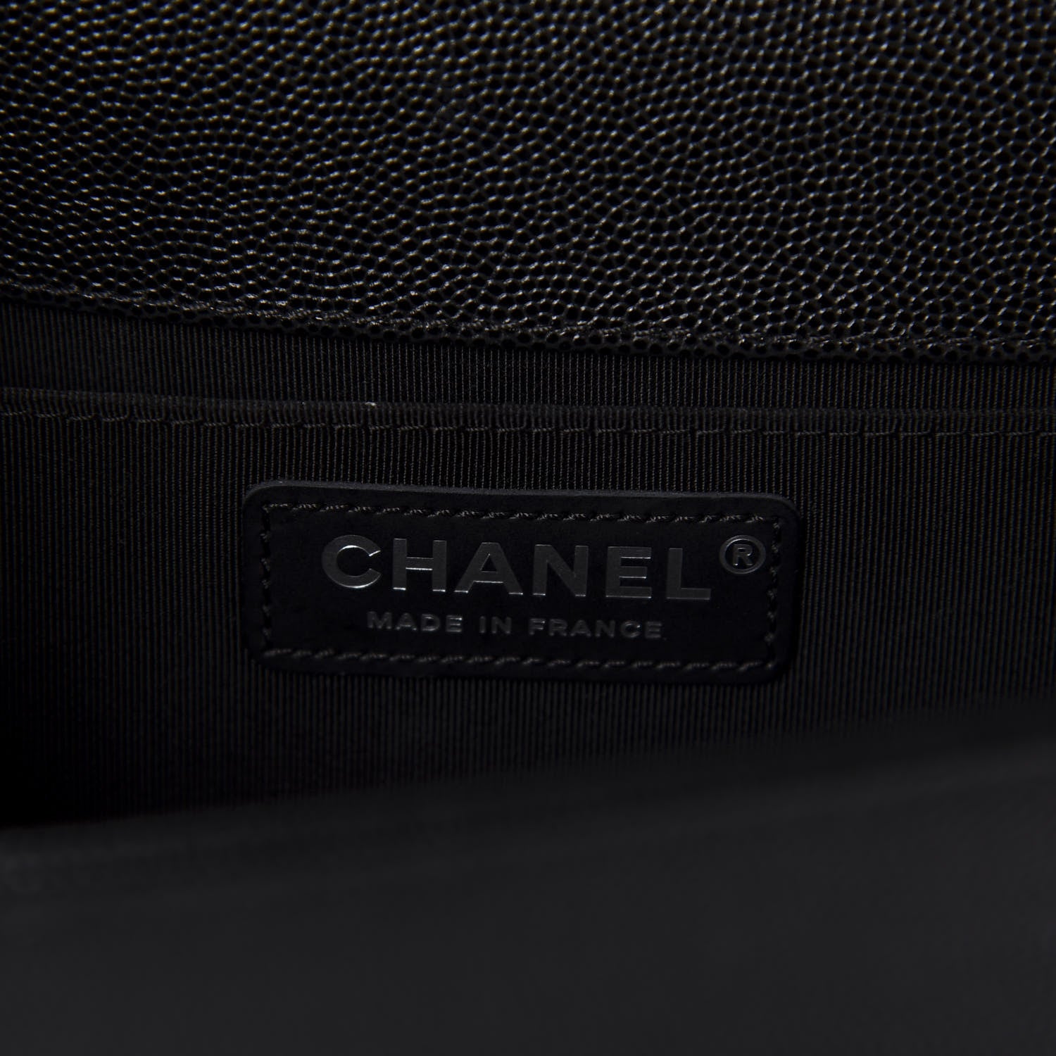 Chanel Caviar Quilted Medium Boy Flap Black 8 of 10