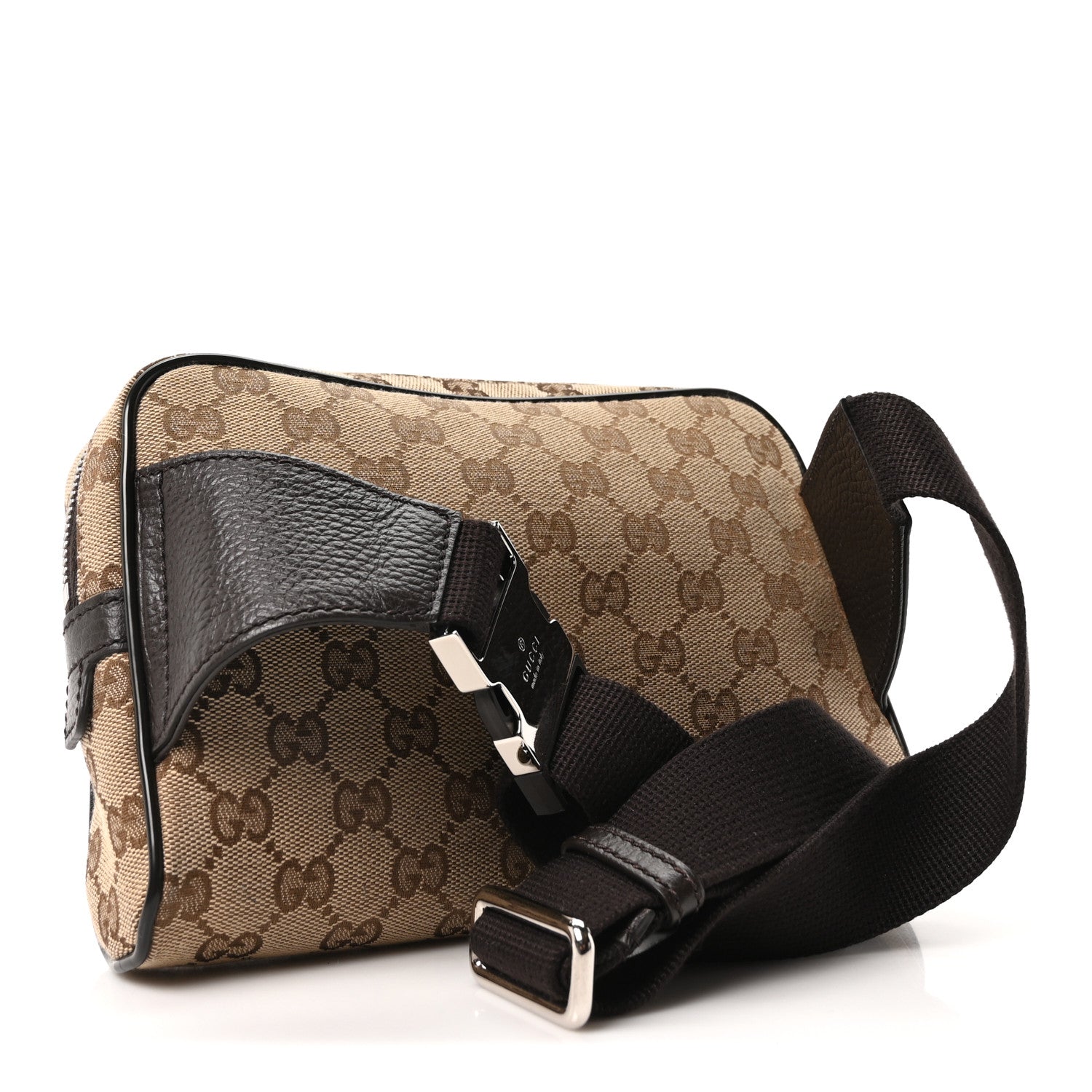 Gucci Monogram Belt Bag Dark Brown 3 of 10