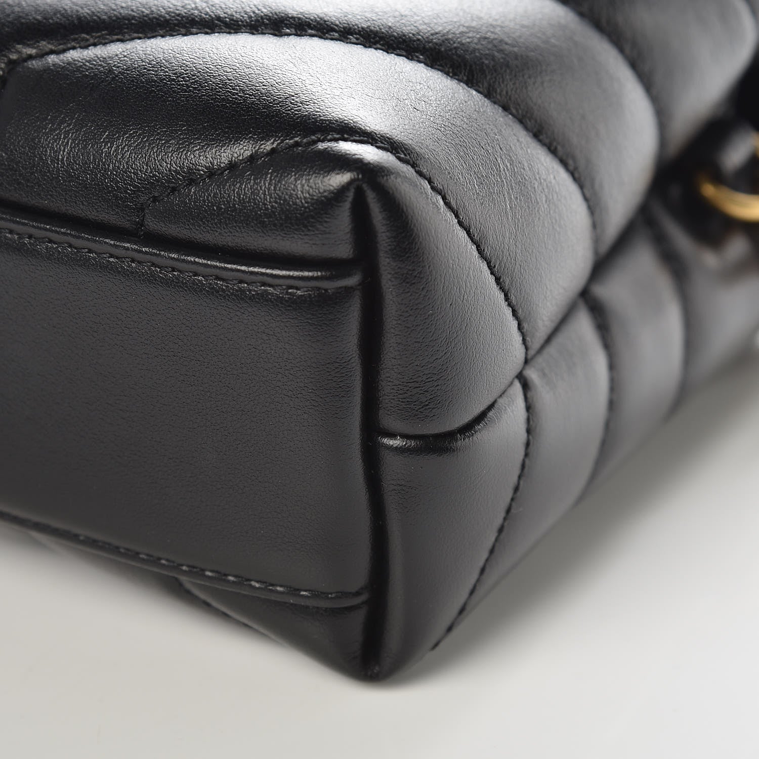 Saint Laurent Calfskin Y Quilted Monogram Toy Loulou Crossbody Bag Black 6 of 10