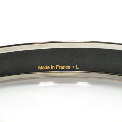 Hermes Enamel Printed Narrow Balcons Du Guadalquivir Bracelet 70 4 of 5