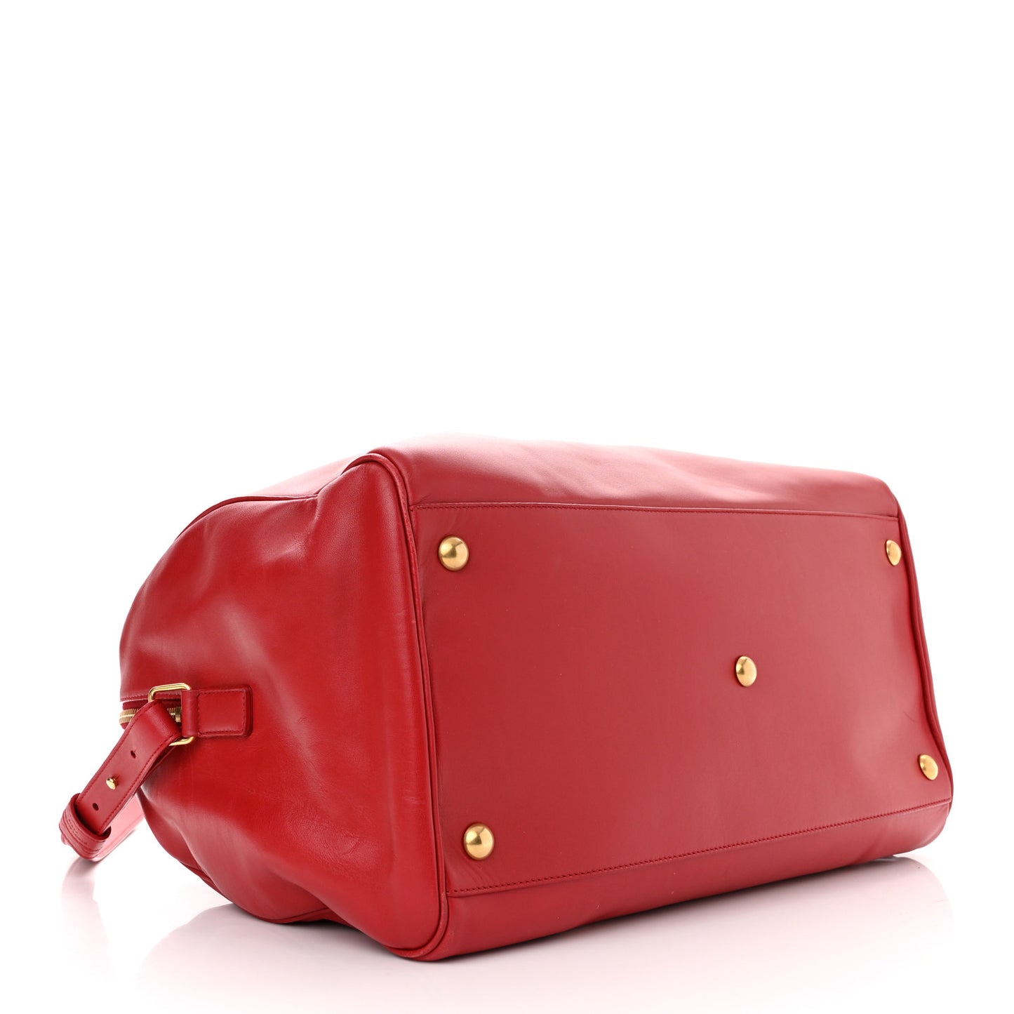 Calfskin Classic Duffle 12 Bag Red