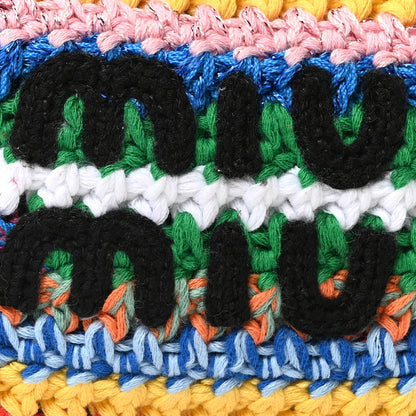 Miu Miu Fabric Crochet Pouch Multicolor 8 of 10
