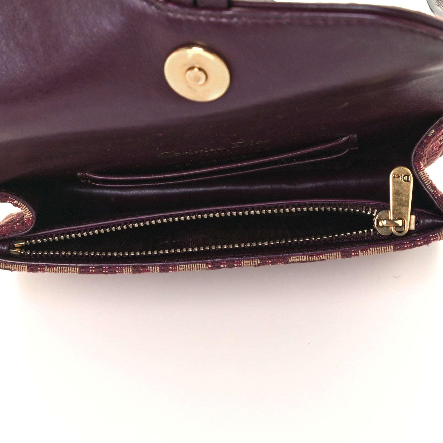 Christian Dior Oblique Saddle Belt Bag Bordeaux 5 of 11
