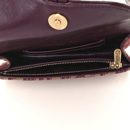 Christian Dior Oblique Saddle Belt Bag Bordeaux 5 of 11