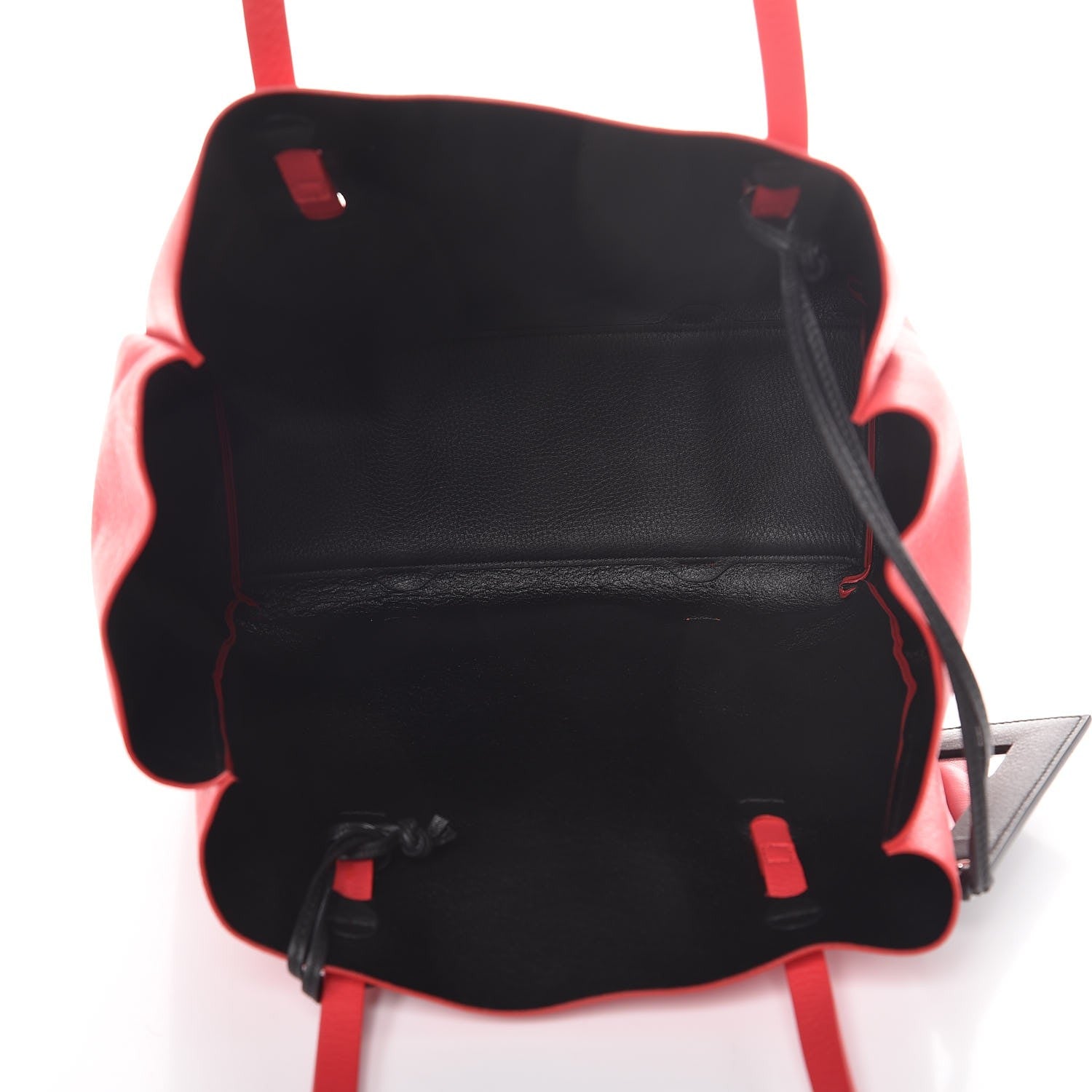 Balenciaga Veau Baltimore Double Sided Small Everyday Tote Rouge Vermeil Black 5 of 8