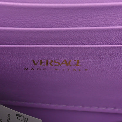 Versace Grained Calfskin Spiked Micro La Medusa Bag Pink Paradise 6 of 8
