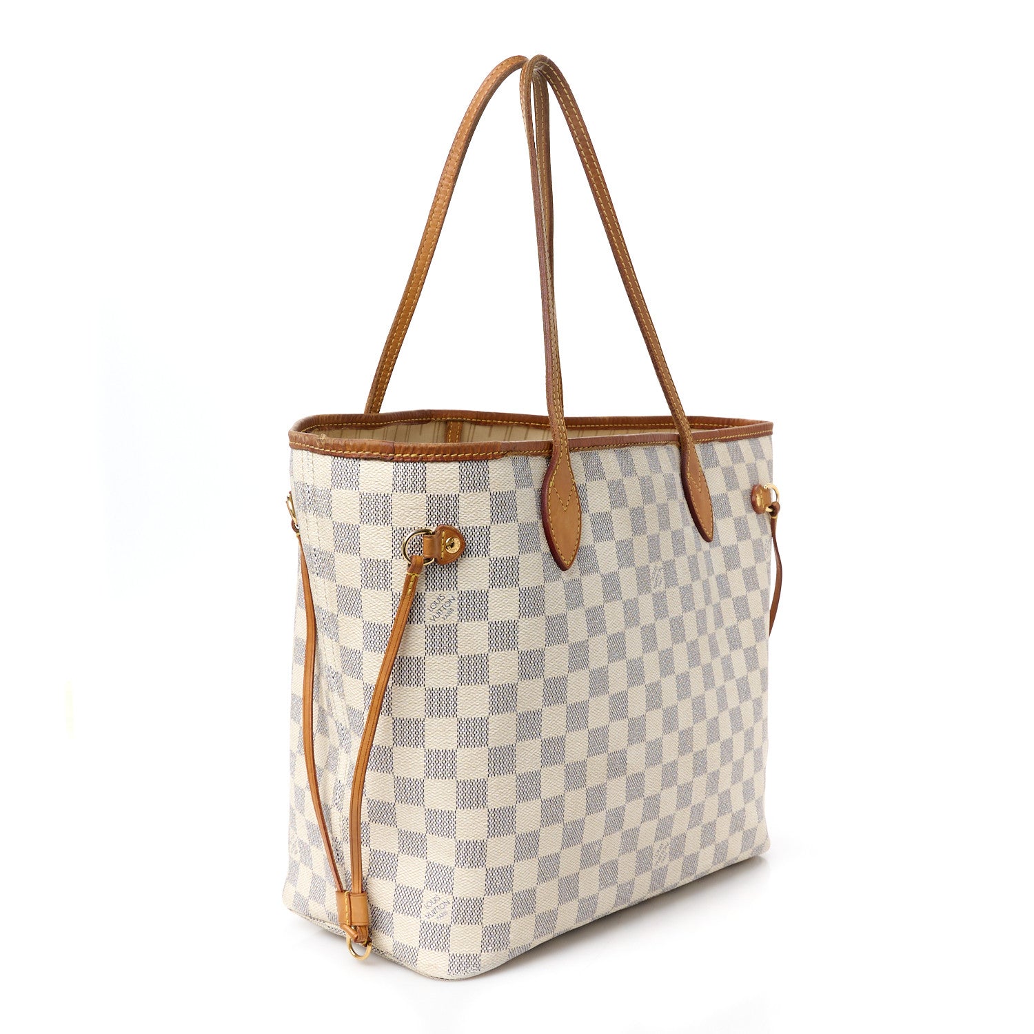 Louis Vuitton Damier Azur Neverfull MM 3 of 13