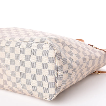 Louis Vuitton Damier Azur Neverfull MM 6 of 9