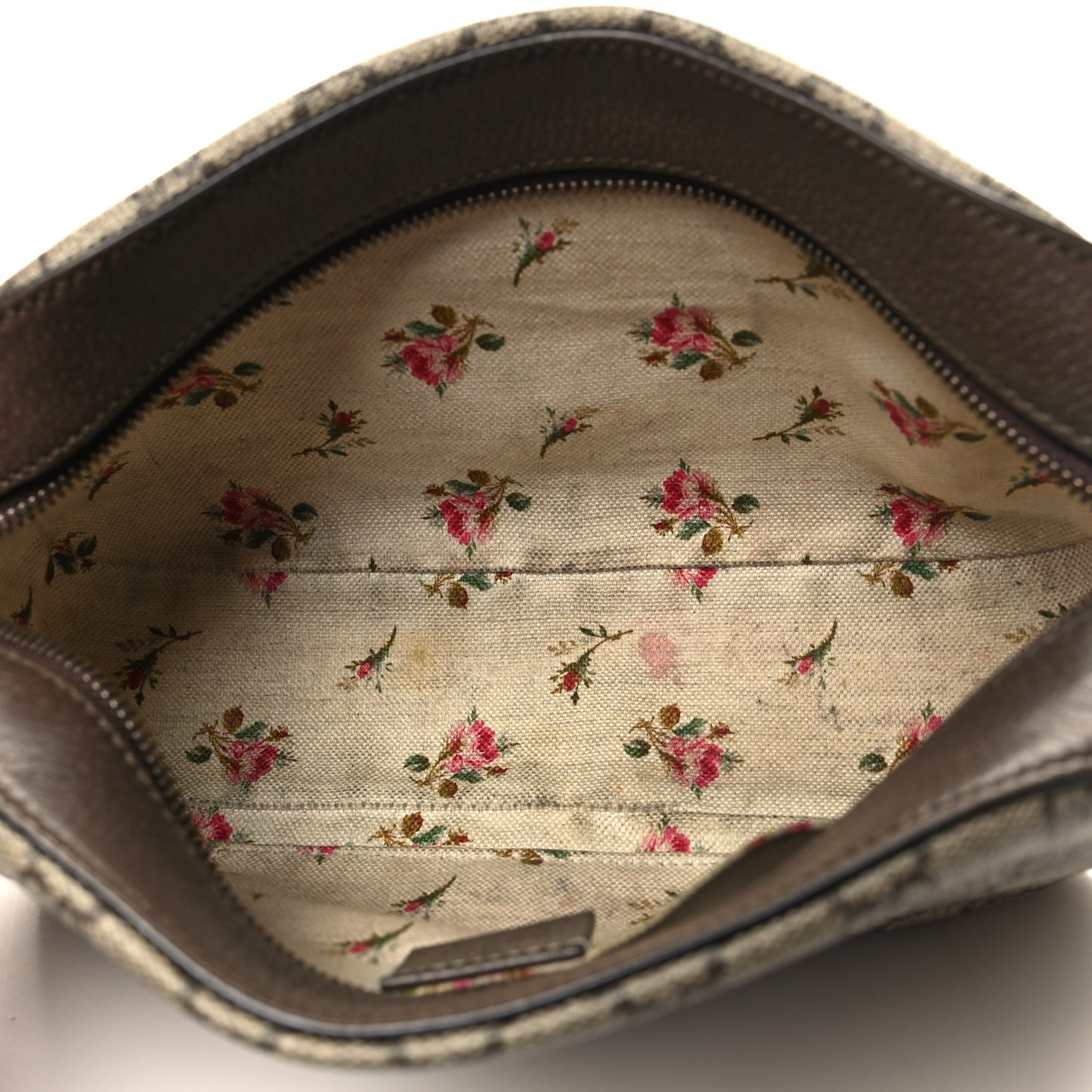 GG Supreme Monogram Web Neo Vintage Shoulder Bag Beige New Acero Crop