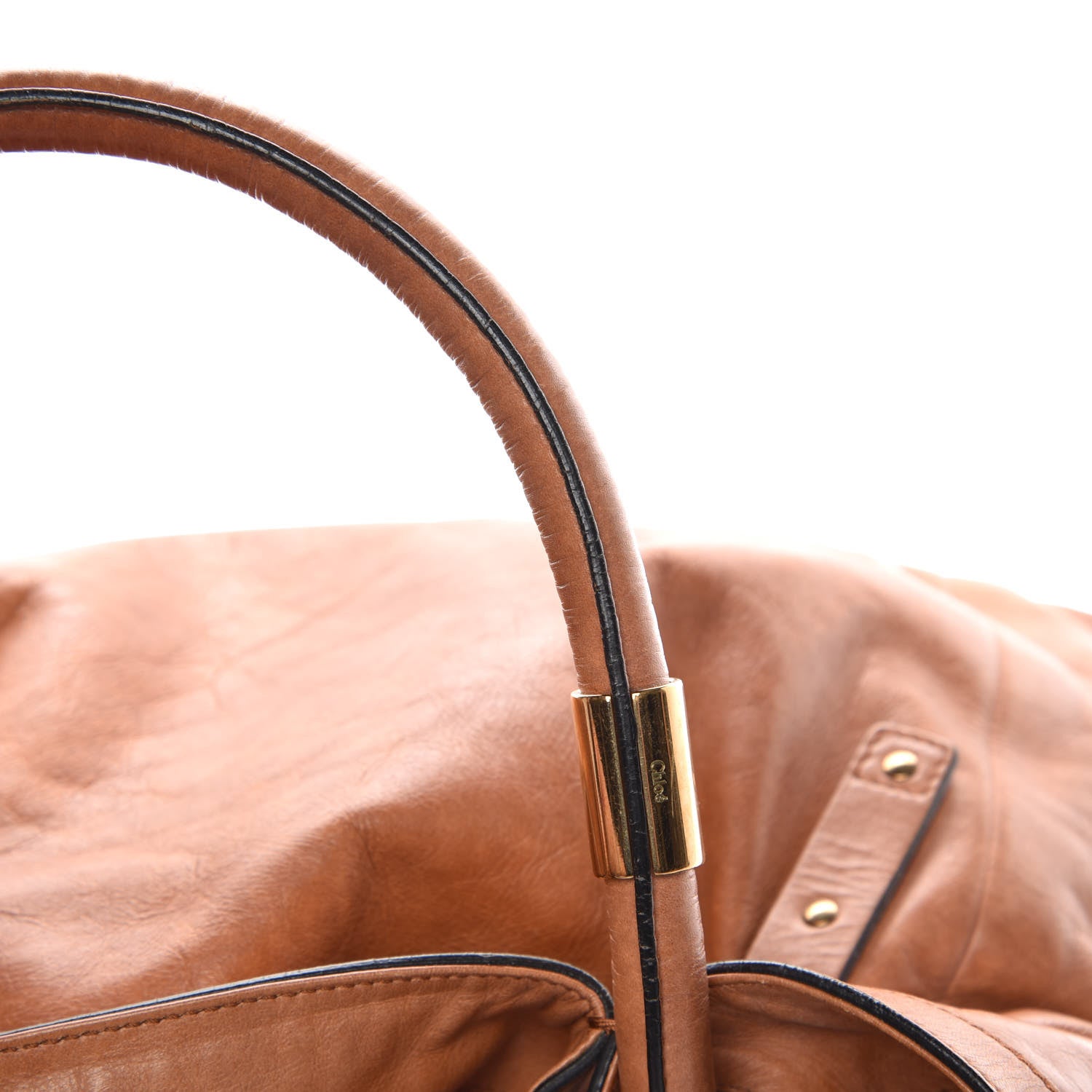 Chloe Deerskin Tote Brown 15 of 22
