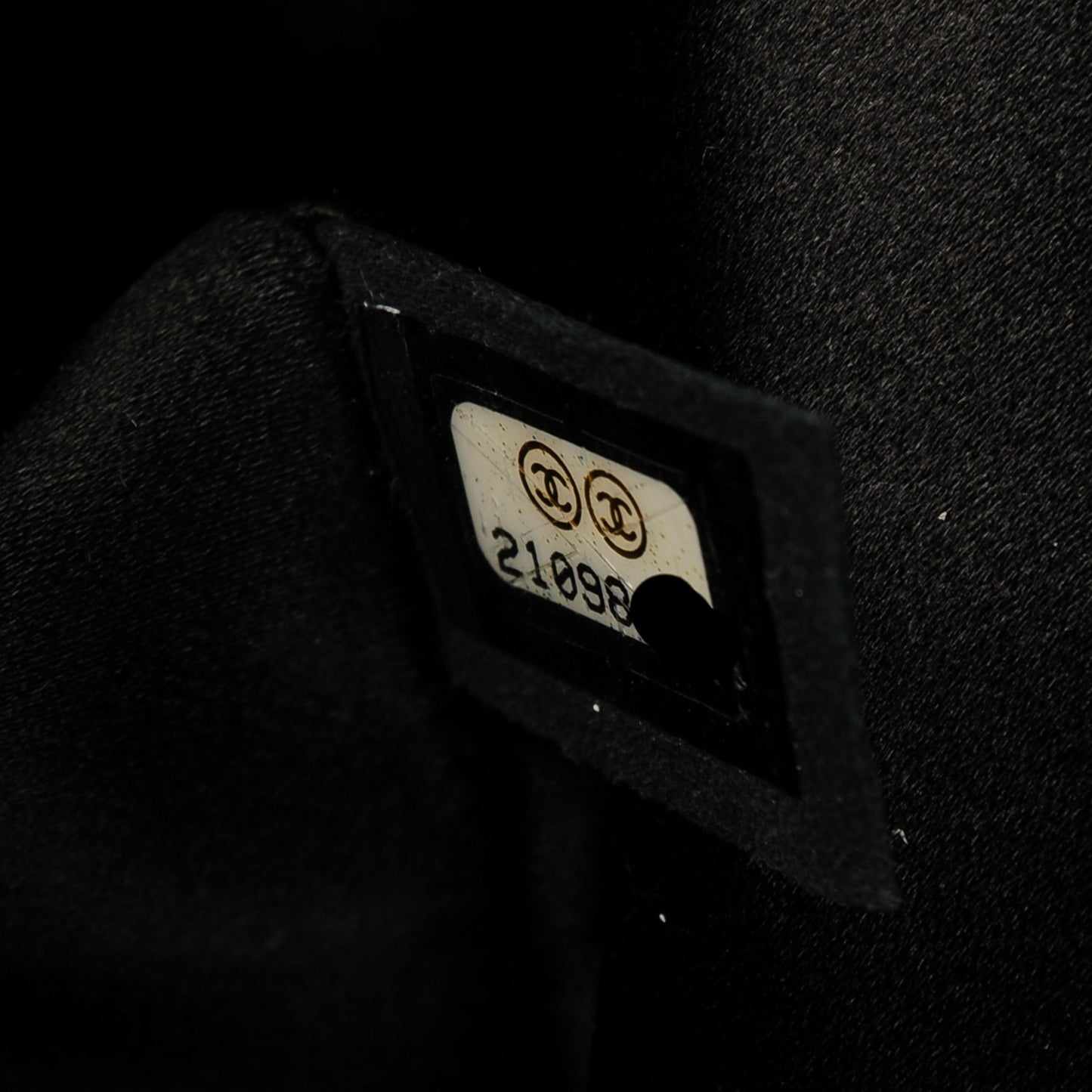 Lambskin 5x5=CC Clutch Black