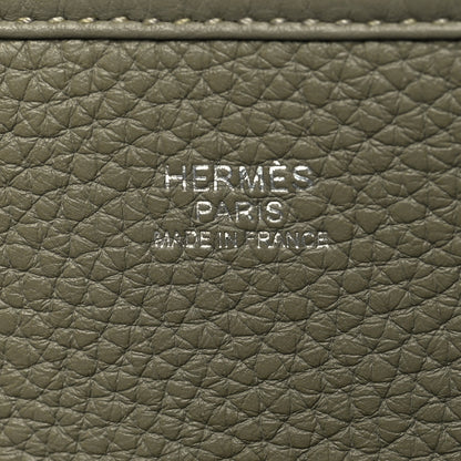 Hermes Taurillon Clemence Evelyne III GM Sauge 6 of 9