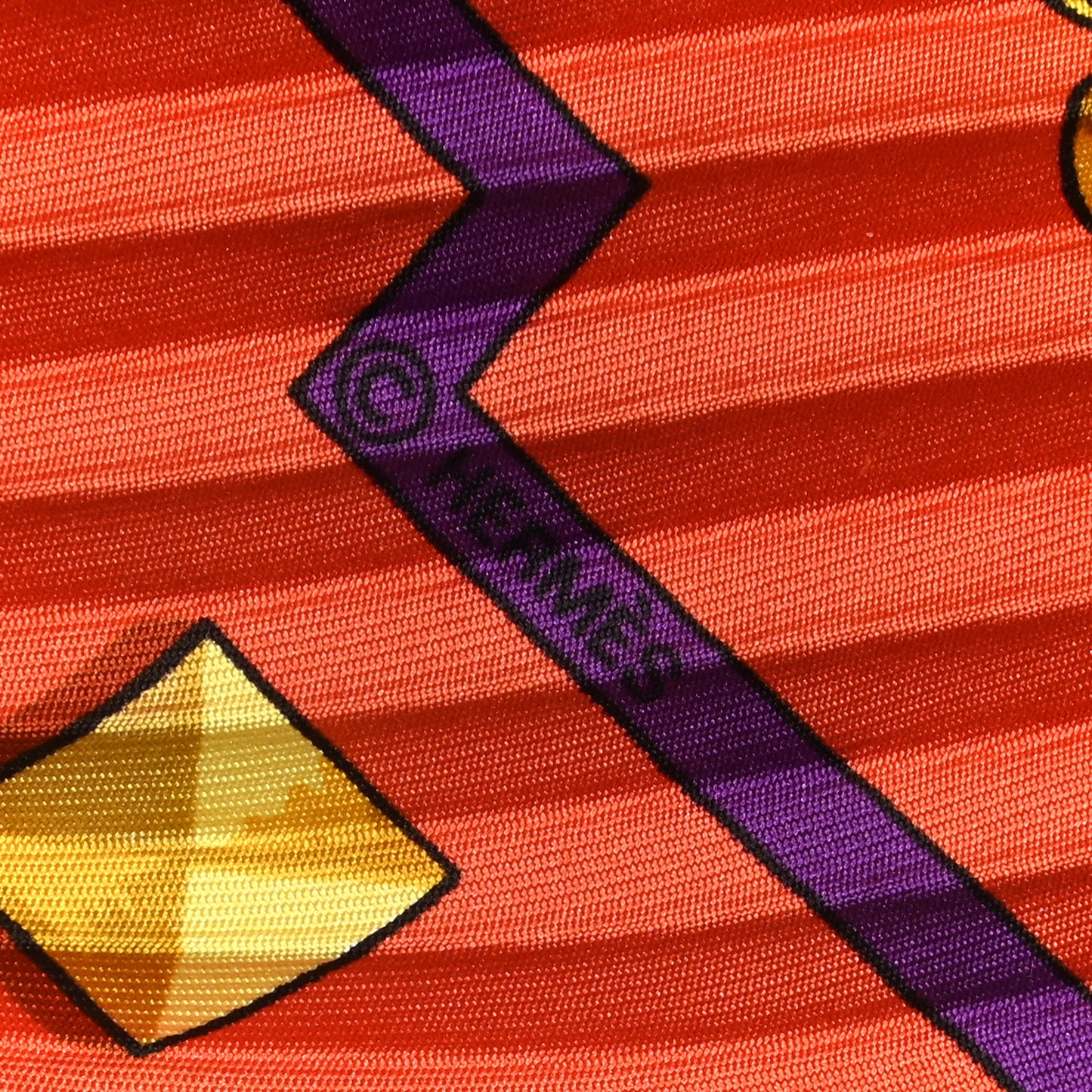 Silk Plisse Les Cles Scarf