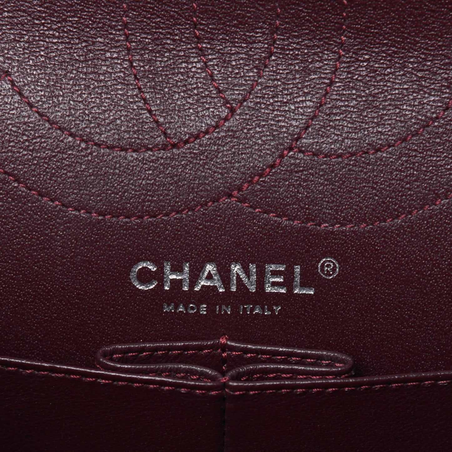 Aged Calfskin Chevron Quilted 2.55 Reissue 226 So Black