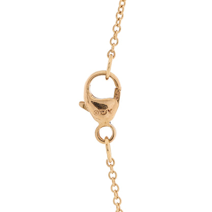 David Yurman 18K Rose Gold Diamond Morganite 7mm Petite Chatelaine Pendant Necklace 5 of 5