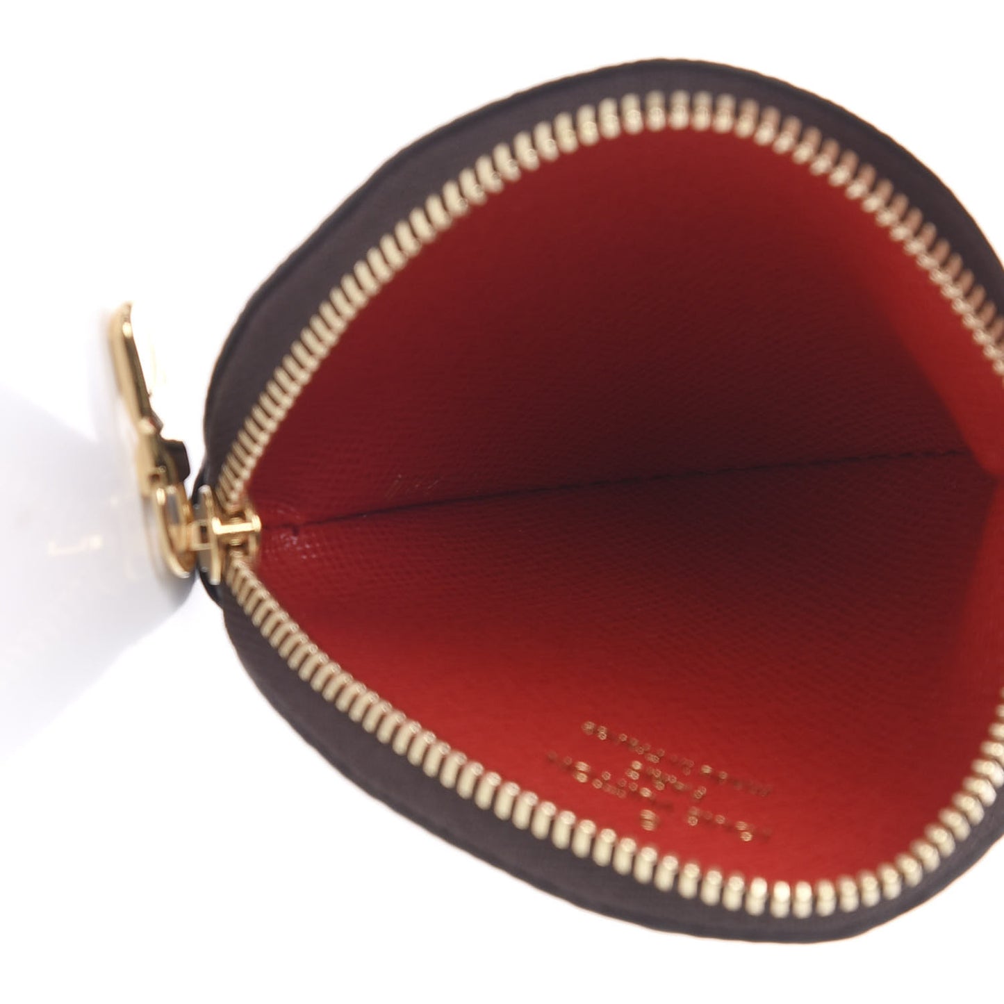Monogram 2020 Christmas Animation Bumper Cars Round Coin Purse Coquelicot