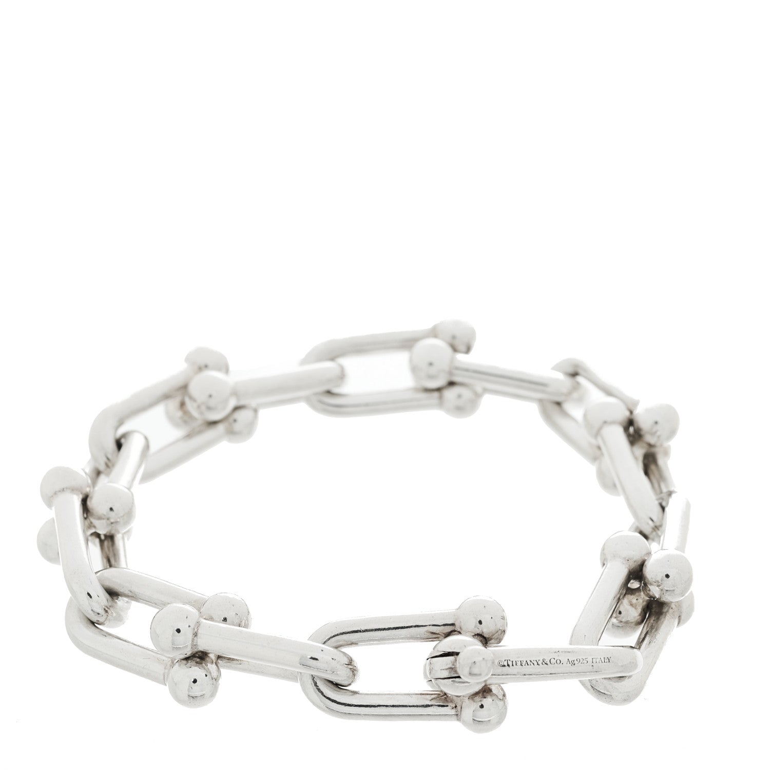 Tiffany Sterling Silver Large HardWear Link Bracelet 2 of 5