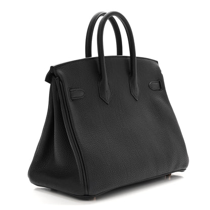 Hermes Togo Birkin 25 Black 3 of 11